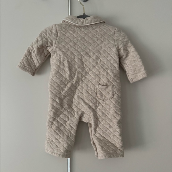 Janie and Jack Baby Quilted Shawl Collar One-Piece Size: 0-3 months - Picture 4 of 5